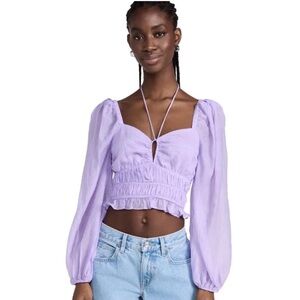 ASTR the label Women's Irwin Top | Lavender | Medium NWT